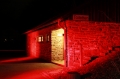 ein buntes Toilettenhaus